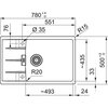 Zlewozmywak FRANKE Centro CNG 611-78 XL 114.0687.323 Czarny mat Wykonanie Fragranite