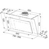 Okap FRANKE Maris Pro FMA PRO 907 BK/BK 330.0682.355 Czarny/ Czarne szkło 450m3/h 56dB klasa A+ Szerokość [cm] 90