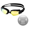 Okulary pływackie NILS AQUA NQG660MAF Racing Żółty filtr UV Kolor Żółty