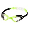 Okulary pływackie NILS AQUA NQG770AF Junior Czarno-zielony filtr UV