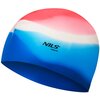 Czepek NILS AQUA Nqc M03 Różowo-biało-niebieski