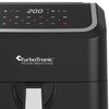 Air Fryer Frytkownica beztłuszczowa TURBOTRONIC TT-AF12D Funkcje dodatkowe Blokada bezpieczeństwa zapobiegająca przypadkowemu wyjęciu kosza