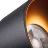 Lampa sufitowa punktowa KANLUX mini Ritti GU10 B/G Czarno-złoty Zasilanie Sieciowe