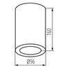Lampa sufitowa punktowa KANLUX Aqilo DSO-W Biały Maksymalna moc żarówki [W] 20