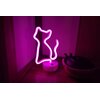 Neon LED MANTA Kot SNL13PK Kolor Różowy