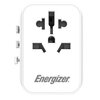 Adapter podróżny ENERGIZER Ultimate (Europa/USA/Australia/Wielka Brytania) Biały