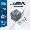 Ładowarka sieciowa ENERGIZER Ultimate Multiplug GaN 20W PD Srebrny Rodzaj złącza USB-C - 1 szt.