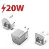 Ładowarka sieciowa ENERGIZER Ultimate Multiplug GaN 20W PD Srebrny