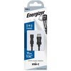 Adapter USB Typ-C - Jack 3.5 mm ENERGIZER Ultimate 0.11m Czarny Typ USB Typ-C - Jack 3.5mm