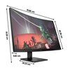 Monitor HP Omen 32c 31.5" 2560x1440px 165Hz 1 ms [GTG] Curved Przeznaczenie Dla gracza