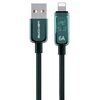 Kabel USB - Lightning WEKOME WDC-180 Vanguard Series 1 m Zielony