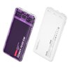 Powerbank WEKOME WP-353 Vanguard Series 10000 mAh 22.5W Fioletowo-przezroczysty