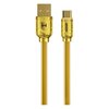 Kabel USB - USB-C WEKOME WDC-161 Sakin Series 1 m Złoty