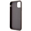 Etui GUESS 4G Stripe do Apple iPhone 11/Xr Brązowy Dominujący kolor Brązowy