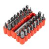 Zestaw bitów MEGA 10734 z uchwytem magnetycznym 1/4” Wykonanie Stal chromowo-wanadowa