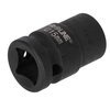 Czarna nasadka udarowa z widocznym napisem "PROLINE 18415 1/2" 15 mm". Produkt ma cylindryczny kształt z otworem sześciokątnym na jednym końcu.