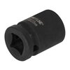 Czarna nasadka udarowa z widocznym napisem "PROLINE 18420 3/4" 20mm" na powierzchni. Nasadka ma kwadratowy otwór na jednym końcu i okrągły kształt.