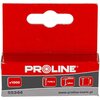 Czerwone opakowanie z białym logo "PROLINE" zawiera informacje o produkcie: "x1000", "TYPE E", "2,0mm", "1,2mm", "14mm". Na dole opakowania widnieje numer "55344" oraz adres strony internetowej "www.proline-tools.pl".