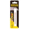 Opakowanie wiertła do betonu z logo "STANLEY FATMAX" na górze, zawiera wiertło o średnicy 4 mm. Na opakowaniu znajdują się ilustracje przedstawiające materiały, do których wiertło jest przeznaczone, oraz oznaczenie "STA58500".