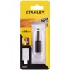Opakowanie produktu marki STANLEY zawiera frez o średnicy 16 mm, umieszczony w przezroczystym plastikowym etui. Na opakowaniu widoczne są ilustracje przedstawiające zastosowanie frezu oraz numer STA66155.