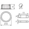 Oprawa LED KANLUX Tiberi Pro 30W-940-B Czarny Maksymalna moc żarówki [W] 30