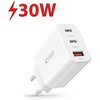 Ładowarka sieciowa TECH-PROTECT C30W PD30W/QC3.0 Biały Rodzaj złącza USB - 1 szt.