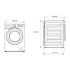 Pralka BEKO WUE6512WPBSE 6kg 1000obr OptiSense Funkcje parowe Tak