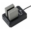 Ładowarka JJC DCH-USB01 do Olympus BLS-1/BLS-5/BLS-50 Rodzaj Ładowarka dwukanałowa