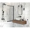 Lustro DEANTE Mokko ADM N801 50 x 75 cm Czarny Materiał Szkło