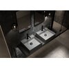 Lustro DEANTE Mokko ADM N801 50 x 75 cm Czarny Materiał Aluminium
