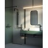 Lustro DEANTE Mokko ADM N801 50 x 75 cm Czarny Materiał Szkło