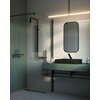 Lustro DEANTE Mokko ADM N801 50 x 75 cm Czarny Kształt Prostokątne