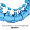 Hula hop HMS HHW01 Niebieski + Pas BR163 Średnica [cm] 45