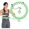 Hula hop HMS HHW01 Zielony + Pas BR163 Materiał PVC