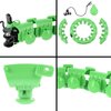 Hula hop HMS HHW01 Zielony + Pas BR163 Kolor Zielony