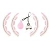 Hula hop HMS HHW06 Różowy + pas wyszczuplający BR163 Czarny Obciążenie Tak