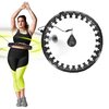Hula hop HMS Plus Size HHW12 Czarny + pas wyszczuplający BR163 Czarny Materiał ABS
