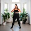 Hula hop HMS Plus Size HHW12 Czarny + pas wyszczuplający BR163 Czarny Liczba wypustek [szt] 28