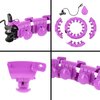 Hula hop HMS Plus size HHW12 Fioletowy + pas wyszczuplający BR163 Czarny Obciążenie Tak