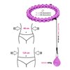 Hula hop HMS Plus size HHW12 Fioletowy + pas wyszczuplający BR163 Czarny Grubość [cm] 5.5
