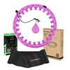Hula hop HMS Plus size HHW12 Fioletowy + pas wyszczuplający BR163 Czarny Składane Tak