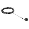 Hula hop HMS HHW01 Czarny + pas wyszczuplający BR163 Czerwony Wypustki Tak