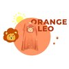 Peleryna fryzjerska dla dzieci OLIVIA GARDEN Cutting Cape Leo Orange Kolor Pomarańczowy