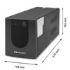 Zasilacz UPS QOLTEC Monolith 53776 1500VA 900W Moc skuteczna [W] 900