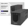 Zasilacz UPS QOLTEC Monolith 53776 1500VA 900W Napięcie wejściowe (zakres) 140 - 300