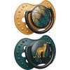 Smoczek LOVI Jungle Vibes Boy 18m+ Wielokolorowy (2 szt.)