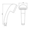 Bateria wannowa natynkowa DEANTE Boro BMO 057M Chrom Seria Boro