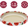 Zakrętka BROWIN 136457 Papryki 6.6 cm (10 sztuk) Materiał Metal