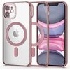 Etui TECH-PROTECT MagShine Magsafe do Apple iPhone 11 Różowe złoto