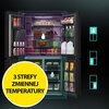 Lodówka HISENSE RQ760N4IFE MD Side by Side No Frost 178.5cm Czarna Kostkarka Wi-Fi ConnectLife My Fresh Choice Ekran TFT Bezszronowa (No Frost) Pełny No Frost